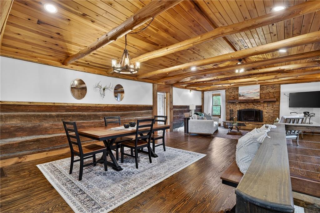11 Collins Hollow Road Morganton, GA 30560 - Photo 18 of 55 a view of a dining room with furniture