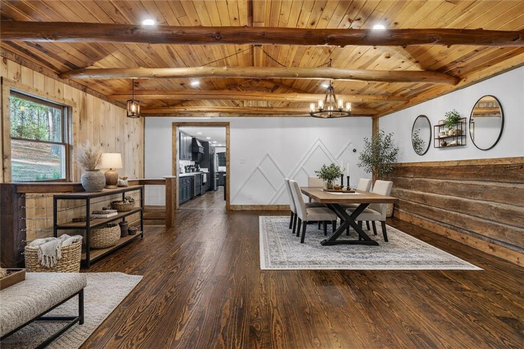 11 Collins Hollow Road Morganton, GA 30560 - Photo 21 of 55 a view of a dining room with furniture