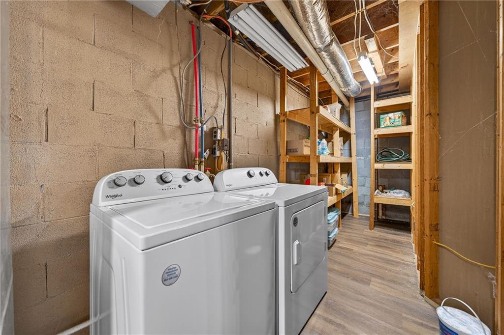 11 Collins Hollow Road Morganton, GA 30560 - Photo 44 of 55 a utility room with dryer and washer