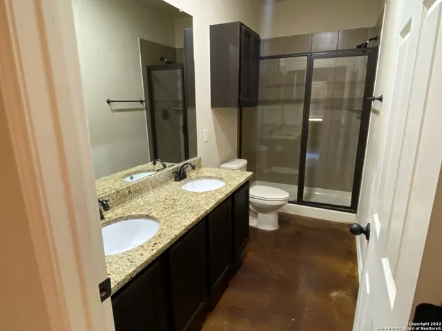 a view of an front door