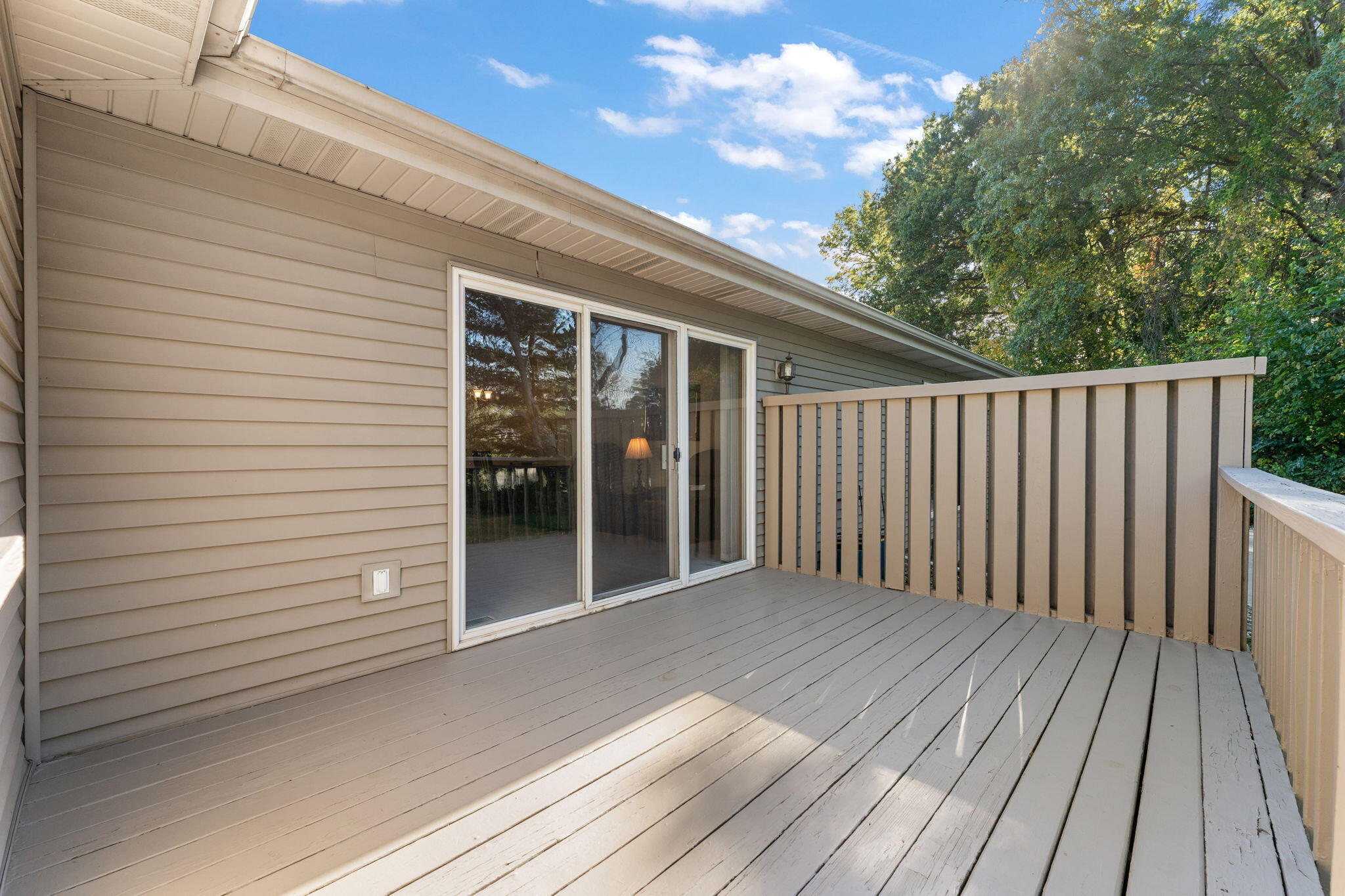 2034 Texas Street Chesterton, IN 46304 - Photo 17 of 22 a view of backyard with a deck and wooden floor