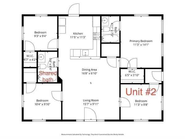 $750 | 107 South Crawford Street, Unit 2, Denton, TX 76205