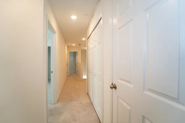 a view of a hallway with a hallway