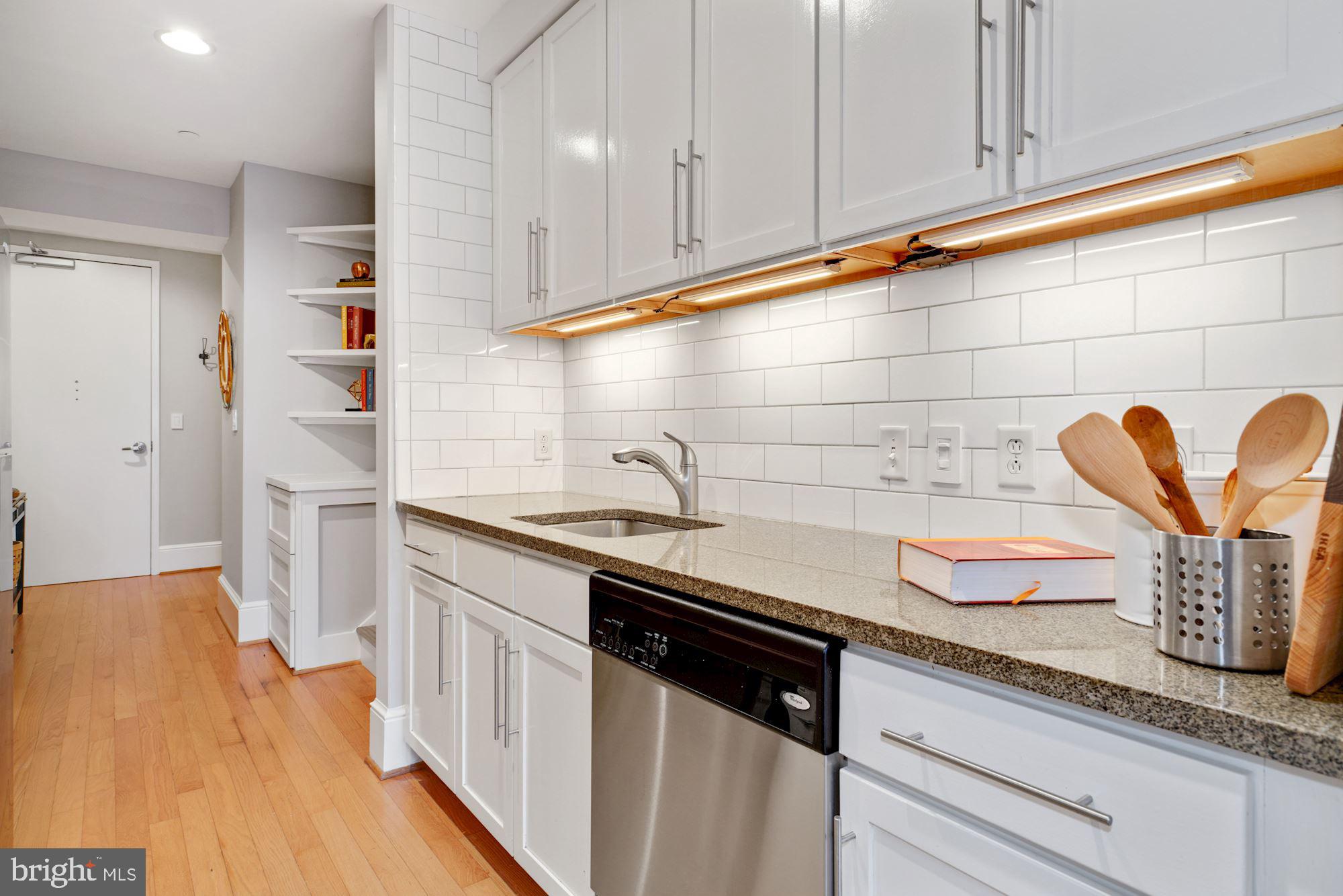 2035 2nd Street Northwest, Unit GL05 Washington, DC 20001 - Photo 9 of 30 White cabinets in modern kitchen