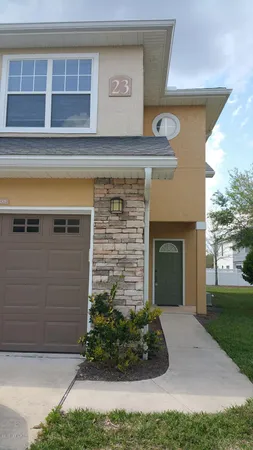 a view of swimming pool from a window
