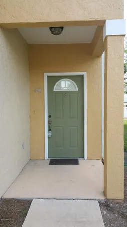 a view of a entryway door