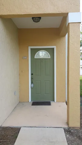 a view of a entryway door