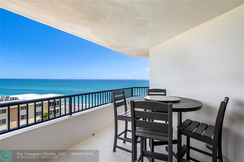 600 Ocean Drive, Unit 8D Juno Beach, FL 33408 - Photo 13 of 37 a view of a dining room with furniture and window