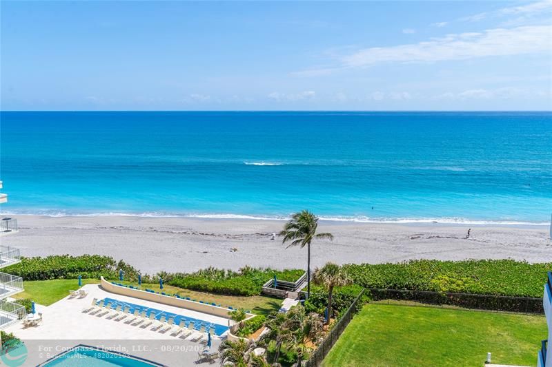 600 Ocean Drive, Unit 8D Juno Beach, FL 33408 - Photo 21 of 37 a view of an ocean beach