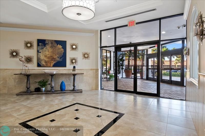 600 Ocean Drive, Unit 8D Juno Beach, FL 33408 - Photo 28 of 37 a view of lobby with furniture and window