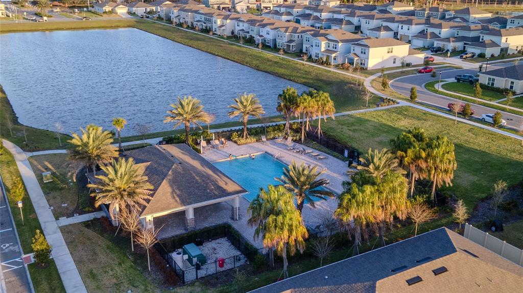 1821 Groveline Road St. Cloud, FL 34771 - Photo 36 of 36 an aerial view of a house with a swimming pool outdoor seating