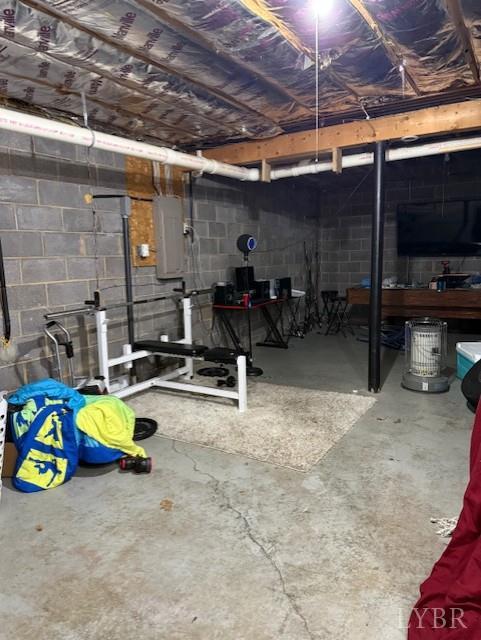 1822 Wards Ferry Road, Unit A&B Lynchburg, VA 24502 - Photo 29 of 31 a view of a room with gym equipment