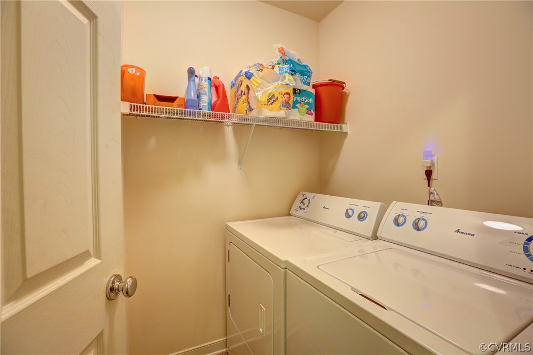 15855 Sandwave Road Chester, VA 23831 - Photo 29 of 42 a utility room with dryer and washer