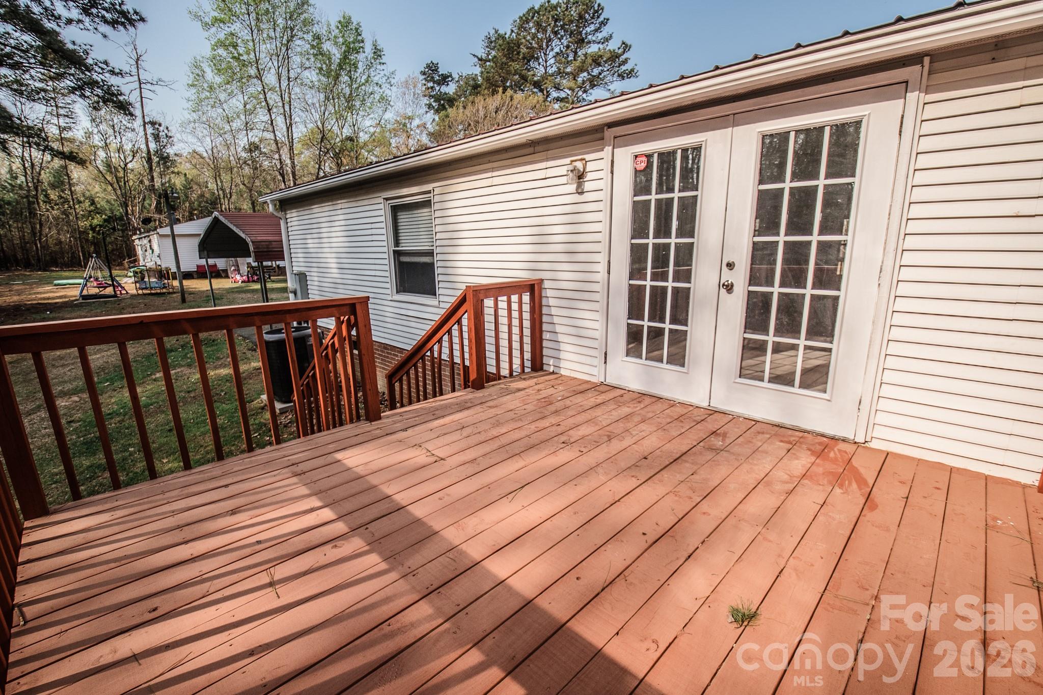 44082 Harper Hearne Road New London, NC 28127 - Photo 28 of 38 a view of wooden deck