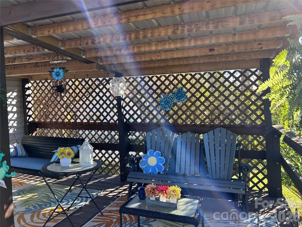 a outdoor space with patio