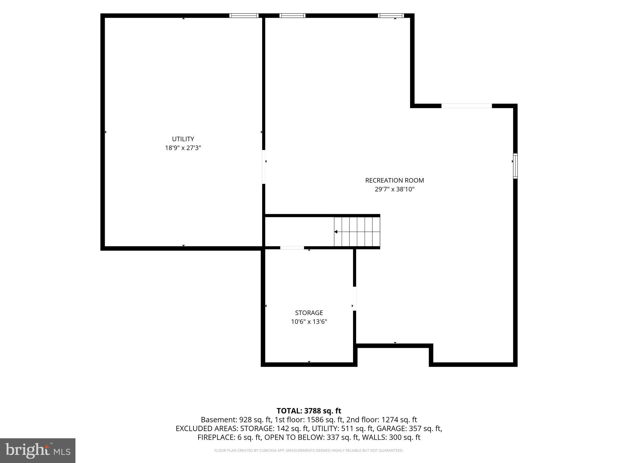 5413 Loggerhead Place Woodbridge, VA 22193 - Photo 48 of 48 Floor Plan - Lower Level
