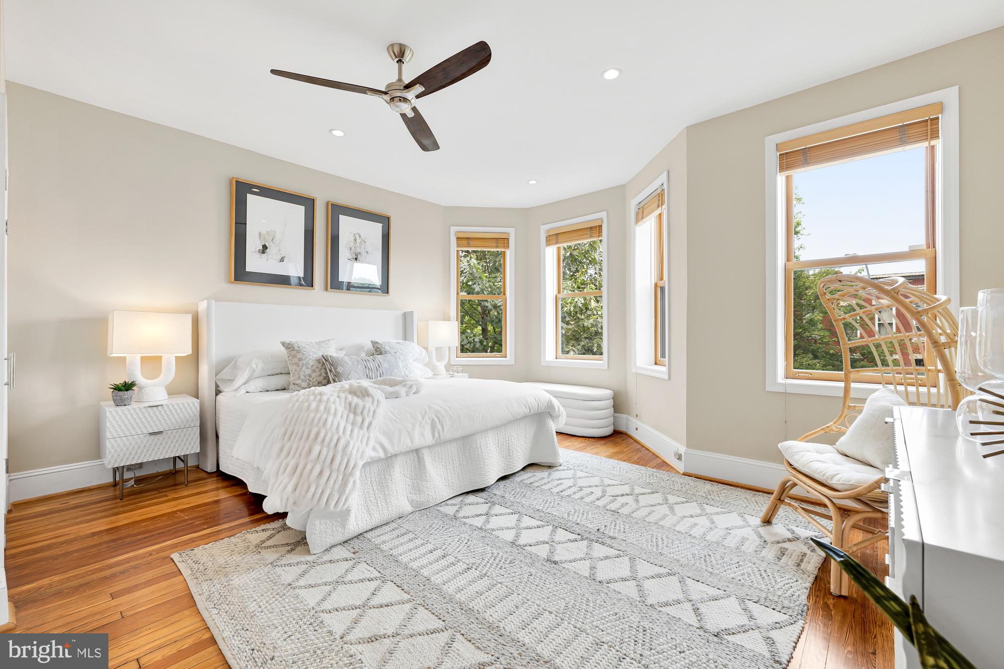 415 10th Street Northeast Washington, DC 20002 - Photo 25 of 51 Primary bedroom. Easy to add an en-suite bath