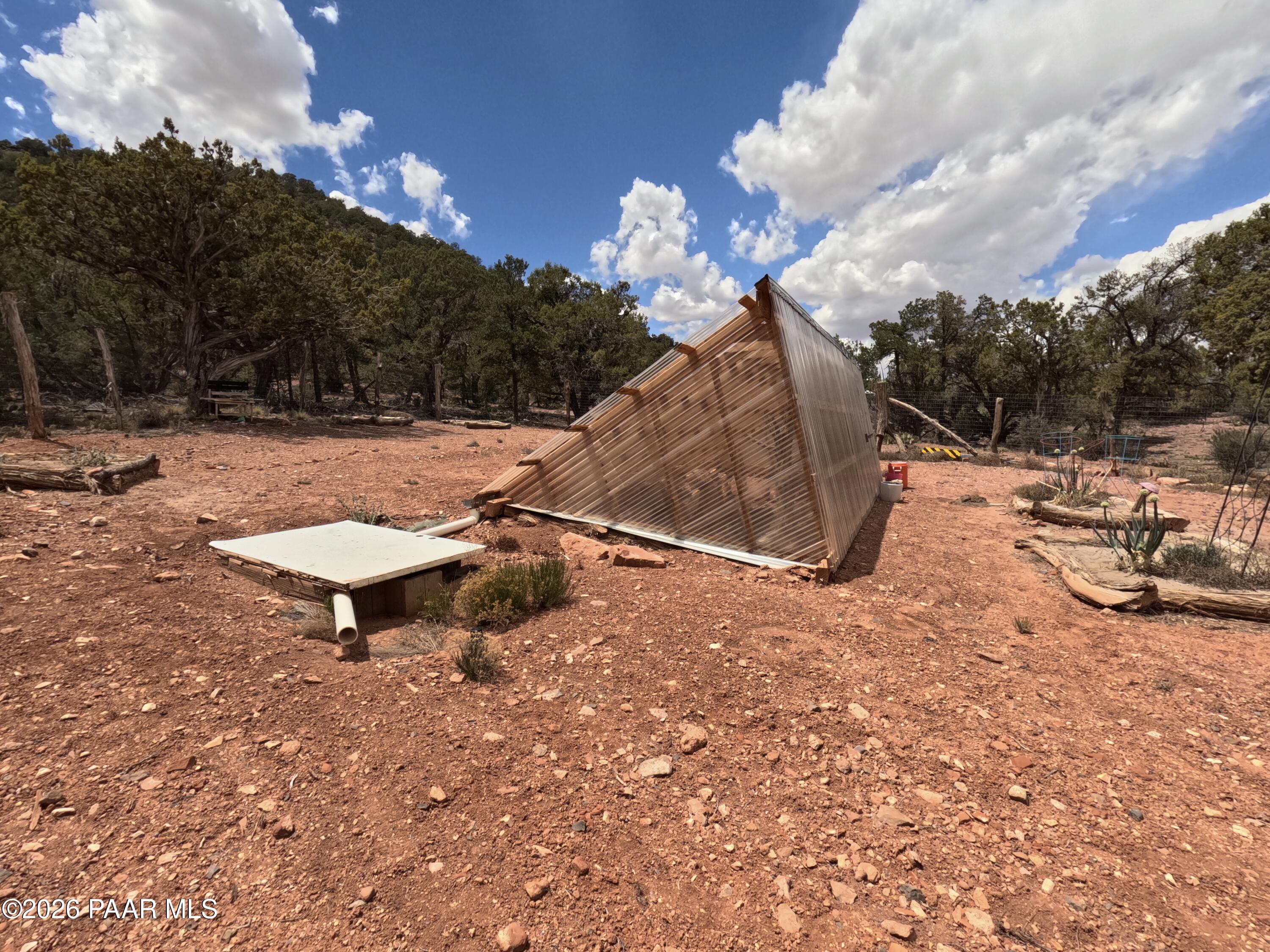 33867 West Whiskey River Road Seligman, AZ 86337 - Photo 42 of 50 Walipini with rain catchment