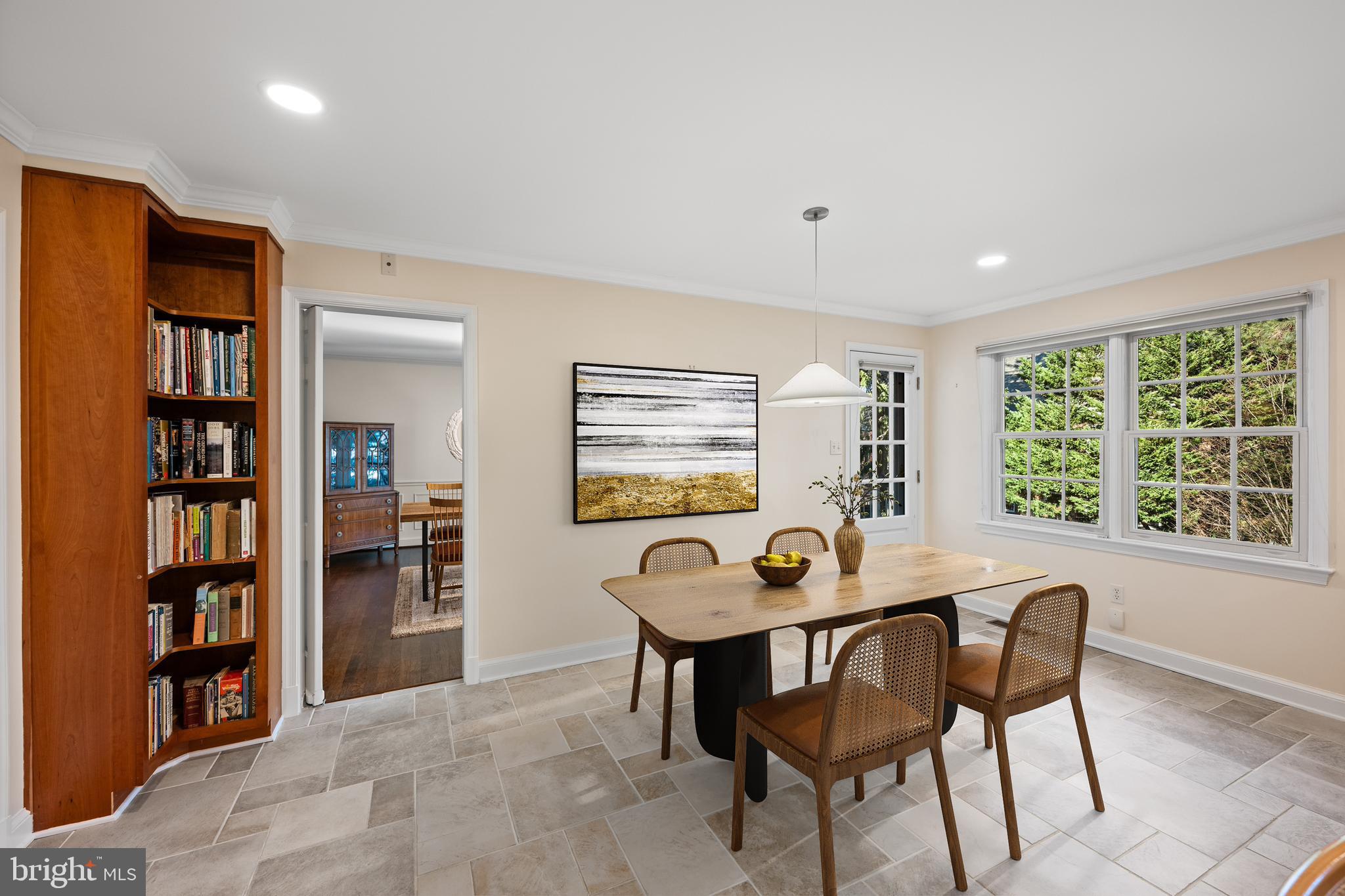 4238 50th Street Northwest Washington, DC 20016 - Photo 20 of 55 a dining room with furniture and window