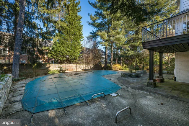 a view of a backyard with a garden