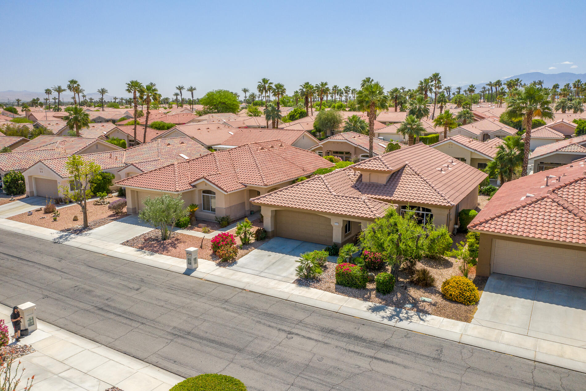 78379 Moongold Road Palm Desert, CA 92211 - Photo 34 of 40 an aerial view of a houses with outdoor space