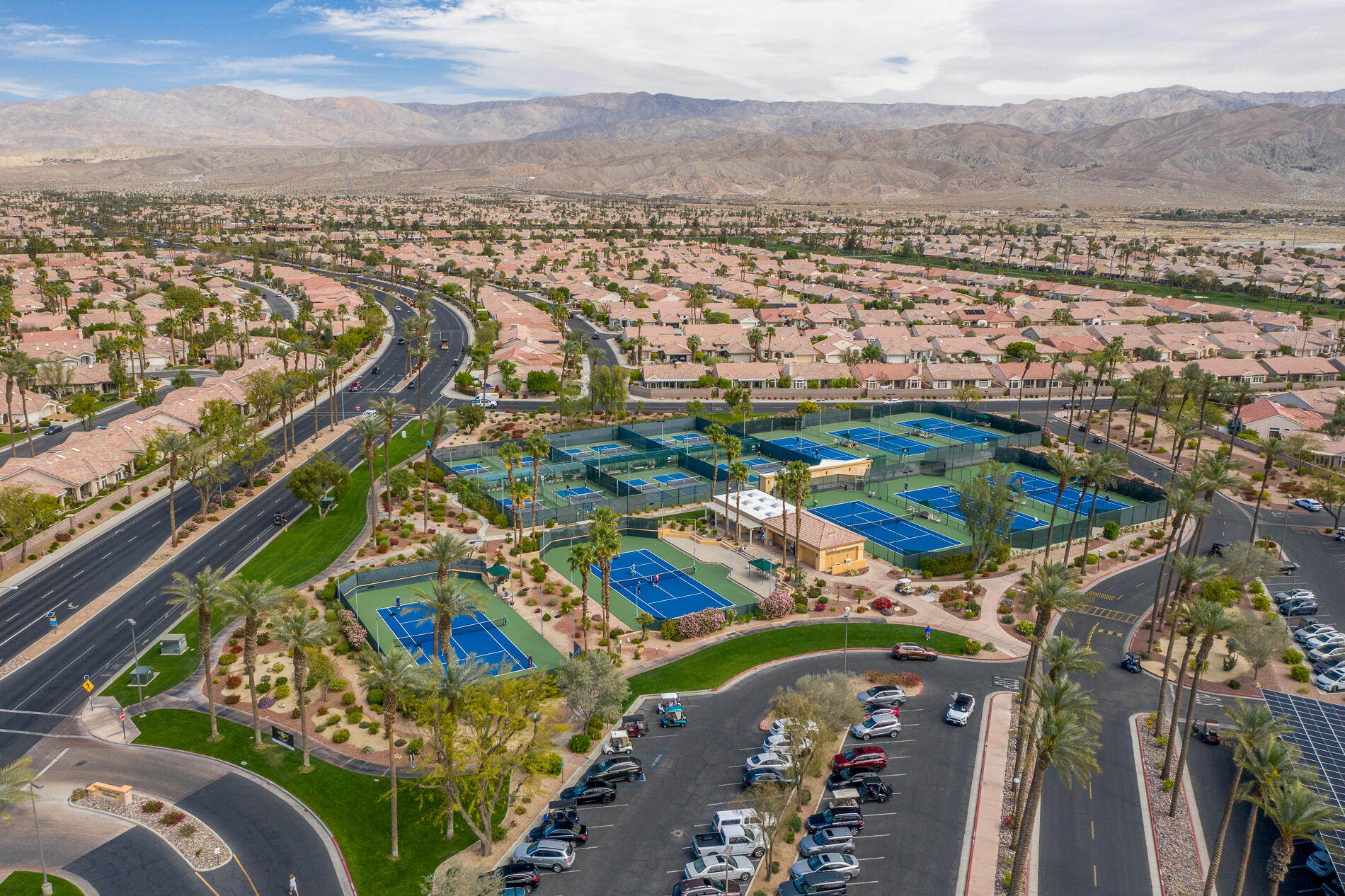78379 Moongold Road Palm Desert, CA 92211 - Photo 39 of 40 an aerial view of residential houses with outdoor space