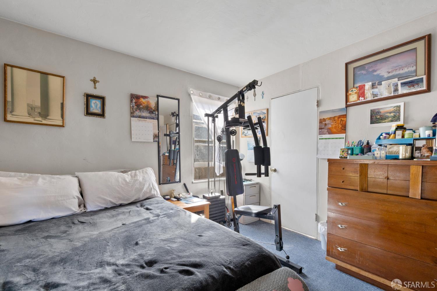 481 Rollins Road Burlingame, CA 94010 - Photo 11 of 16 a bedroom with a bed and a window