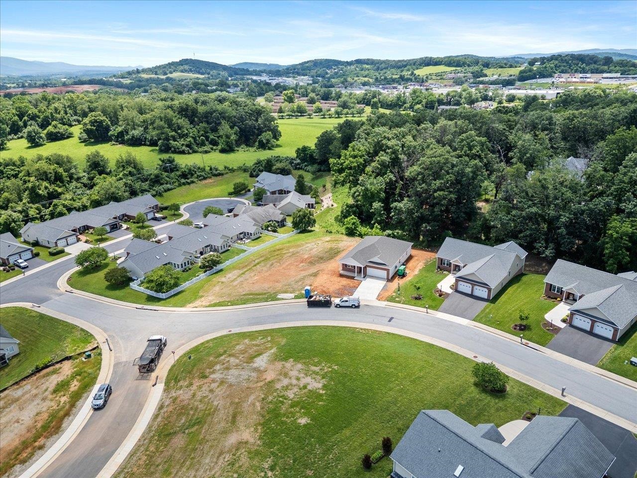 7 Oak View Drive Staunton, VA 24401 - Photo 48 of 53 an aerial view of a house with a garden