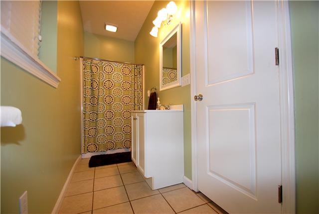317 Maxwell Branch Road Cottontown, TN 37048 - Photo 12 of 22 Downstairs bathroom features *heated* tile and 4 foot shower