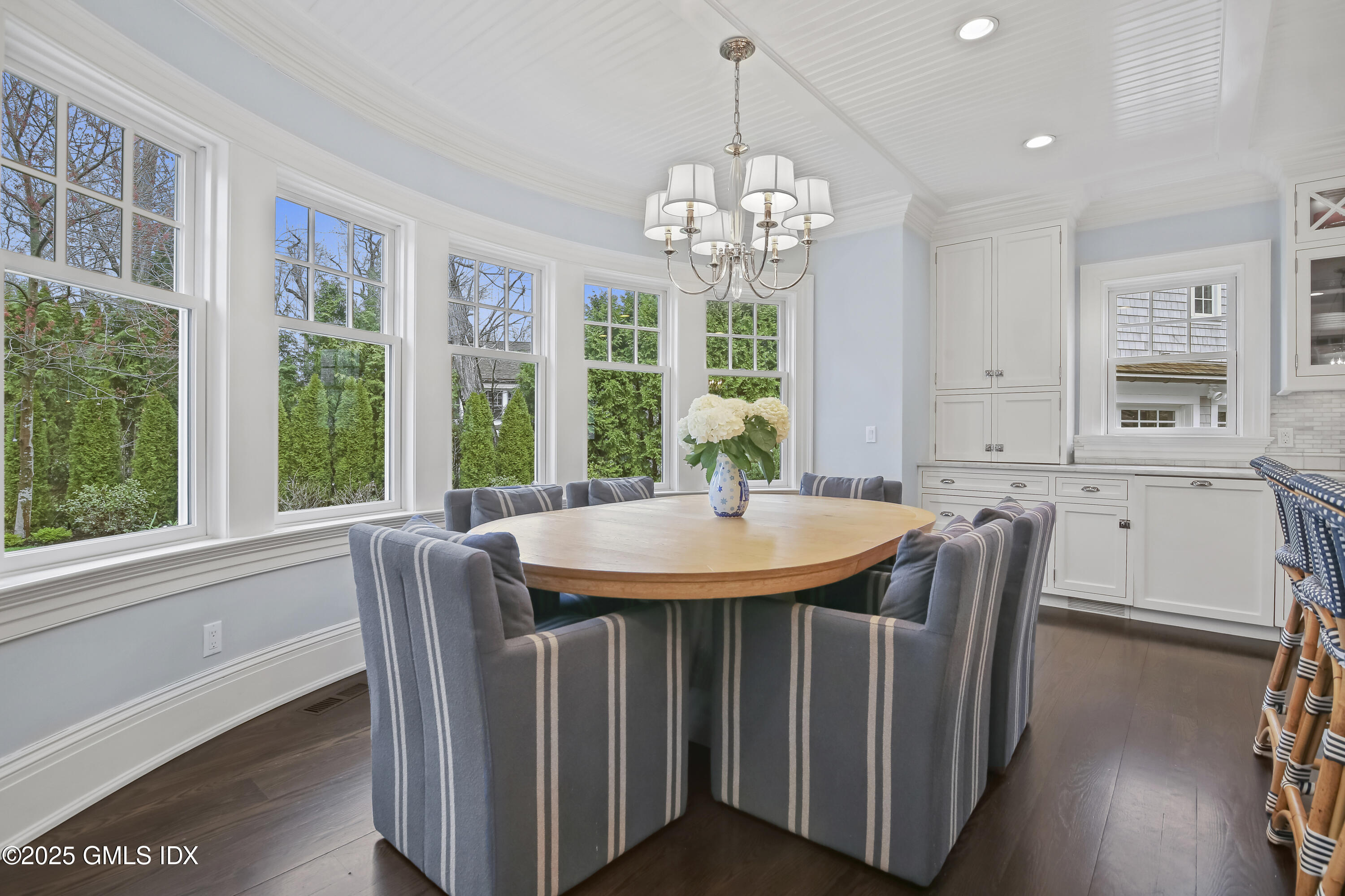 45 Willow Road Riverside, CT 06878 - Photo 8 of 14 a view of a dining room with furniture window and outside view