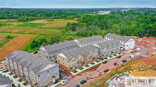 a view of a terrace with a garden