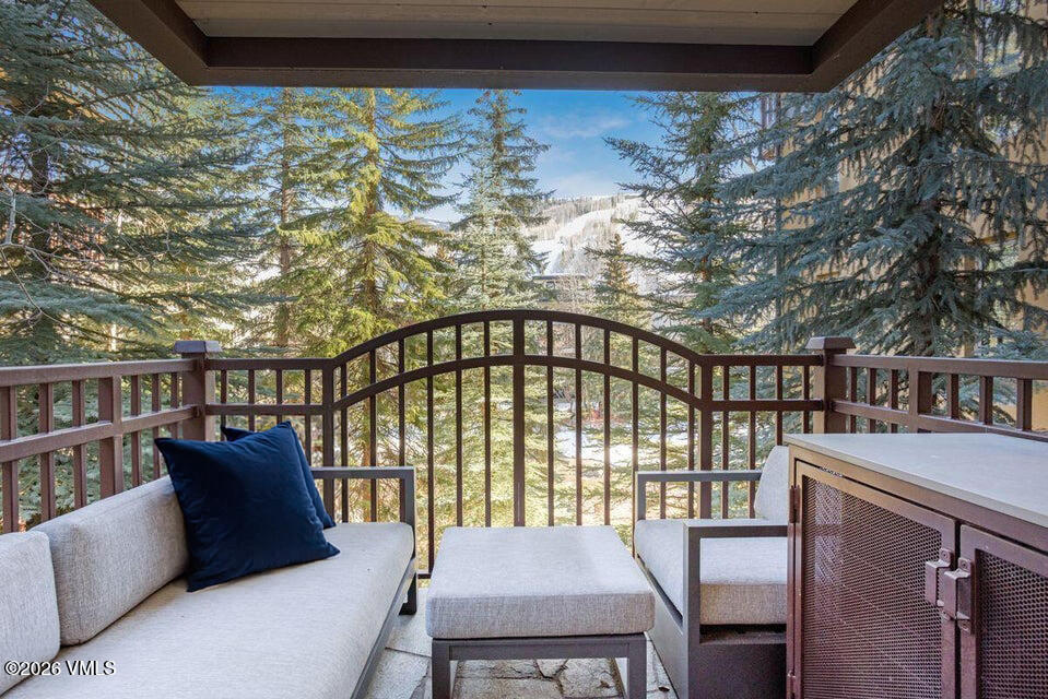 124 Willow Bridge Road, Unit 3C/D Vail, CO 81657 - Photo 5 of 18 balcony