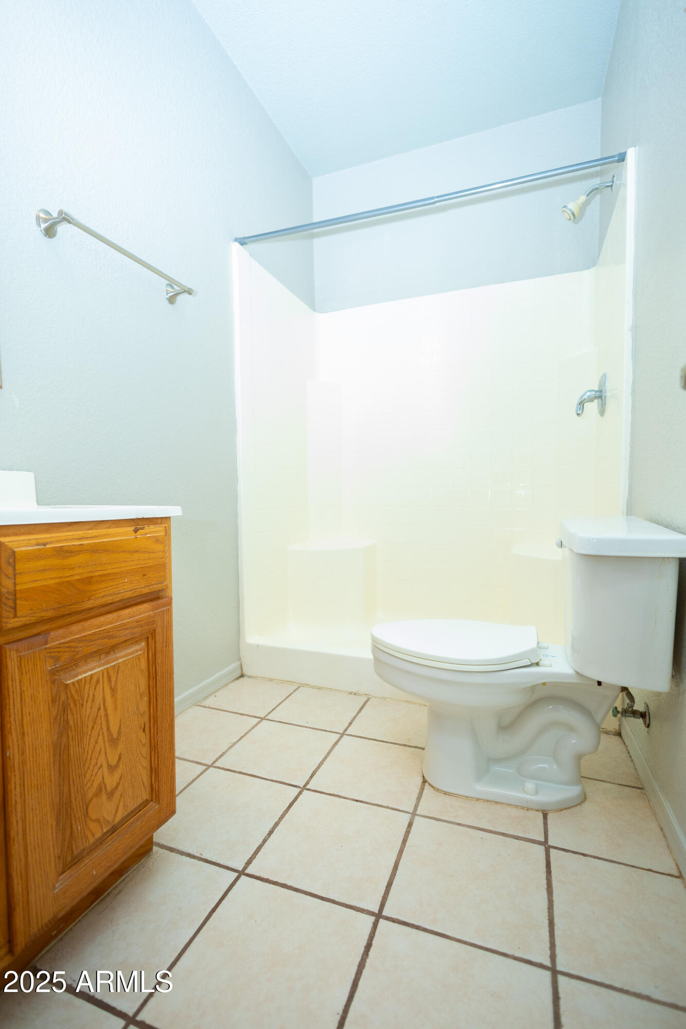 434 North Christine Avenue Douglas, AZ 85607 - Photo 16 of 39 a bathroom with a toilet a sink a mirror and vanity