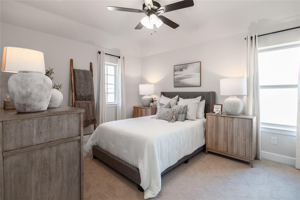 1413 Lady Bird Road Justin, TX 76247 - Photo 24 of 26 Beazer Homes Wildflower Ranch Brenham Floorplan. This is not a photo of the actual home, but is a photo of the Brenham floorplan.