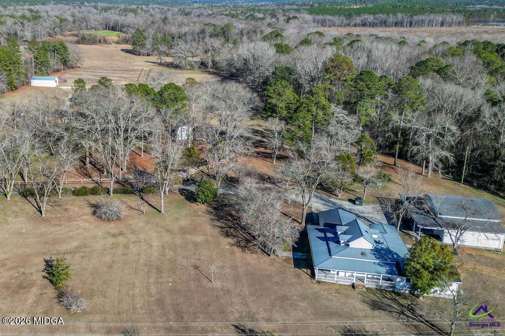 1441 Zenith Mill Road Roberta, GA 31078 - Photo 17 of 80 an aerial view of a house with a yard