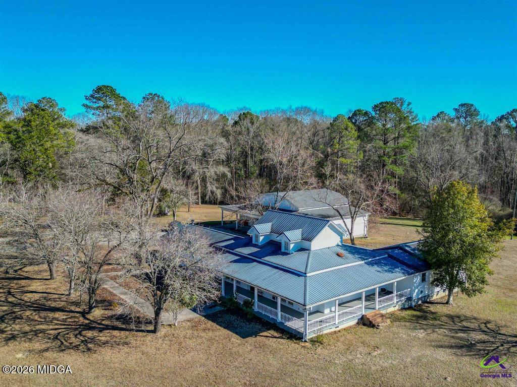 1441 Zenith Mill Road Roberta, GA 31078 - Photo 2 of 80 a aerial view of a house with a yard