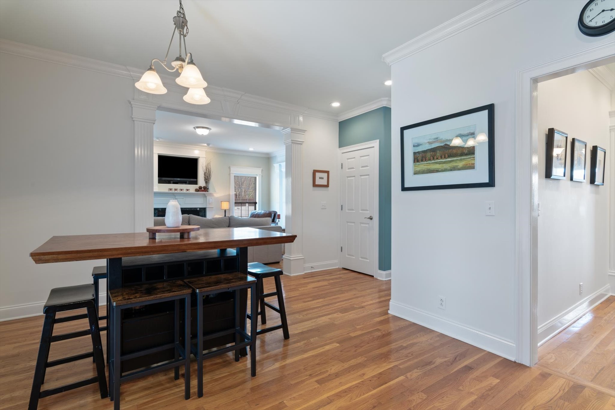 2910 Sulphur Springs Road Murfreesboro, TN 37129 - Photo 18 of 44 a view of a dining room with furniture and wooden floor