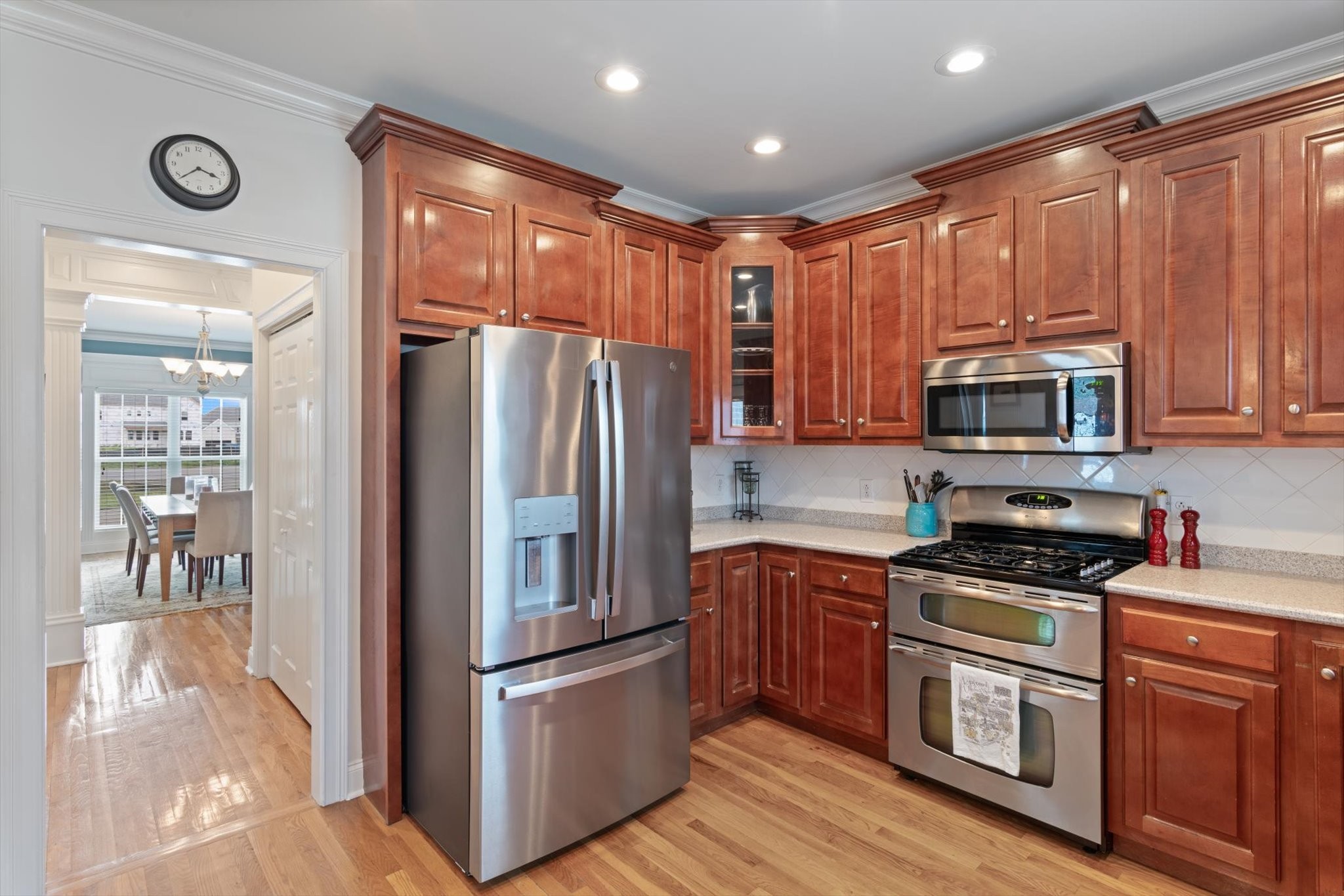2910 Sulphur Springs Road Murfreesboro, TN 37129 - Photo 19 of 44 a kitchen with stainless steel appliances granite countertop a refrigerator stove and sink