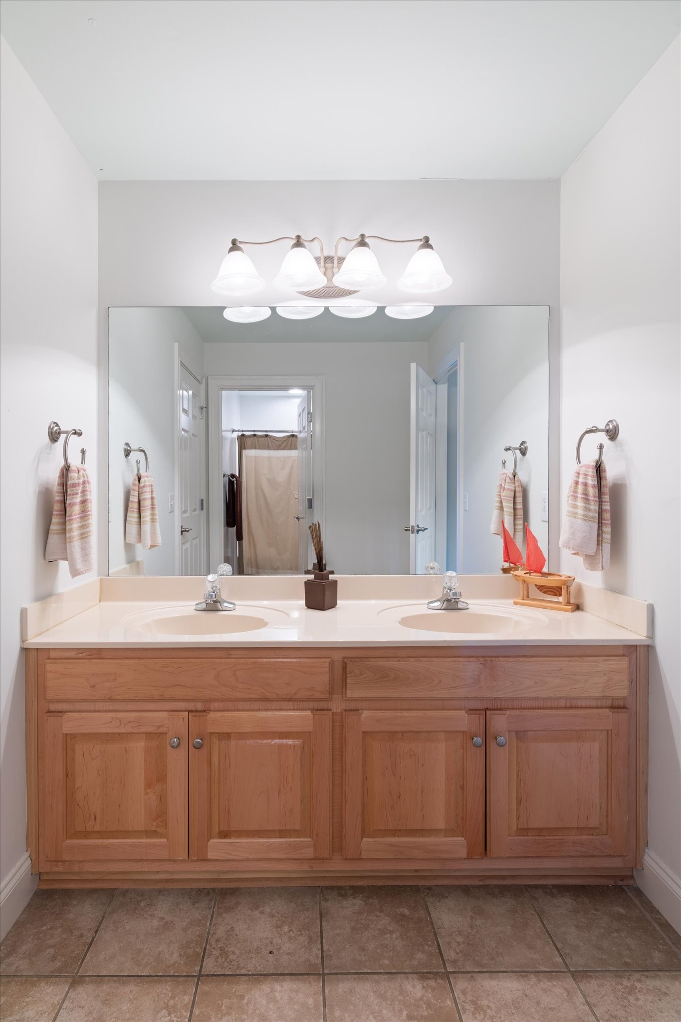 2910 Sulphur Springs Road Murfreesboro, TN 37129 - Photo 41 of 44 a bathroom with a sink vanity and mirror