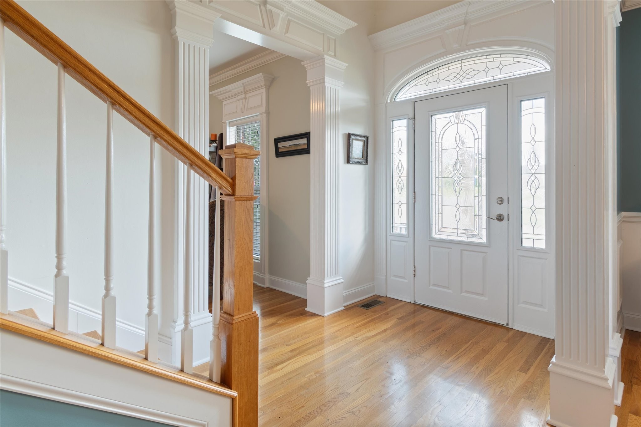 2910 Sulphur Springs Road Murfreesboro, TN 37129 - Photo 6 of 44 a view of a hallway with wooden floor and staircase