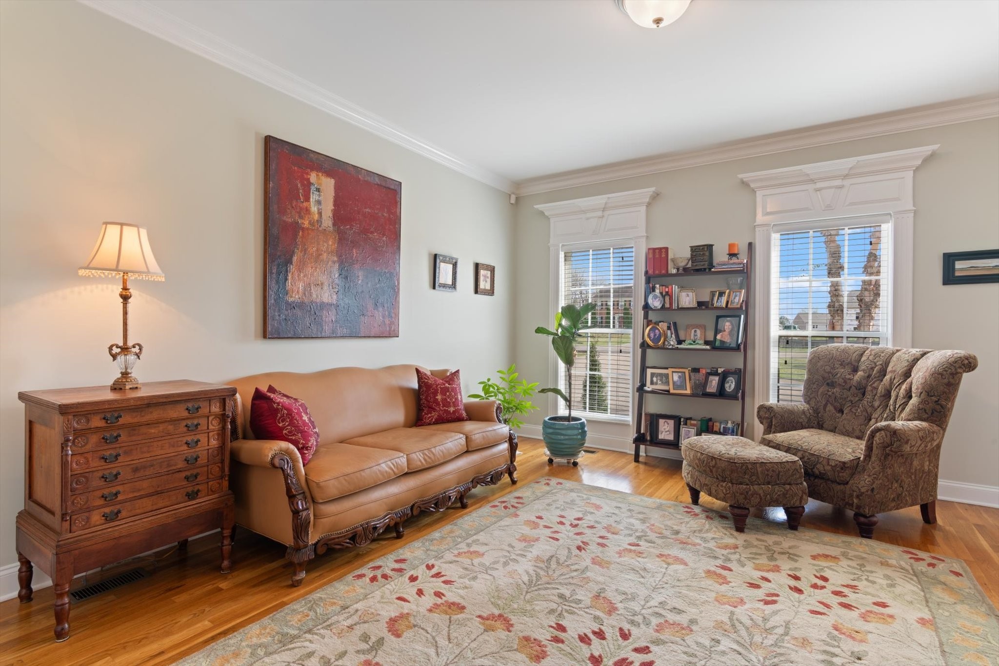 2910 Sulphur Springs Road Murfreesboro, TN 37129 - Photo 8 of 44 a living room with furniture a couch and a bookshelf