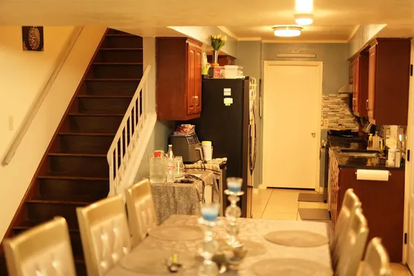 a view of balcony with two chairs