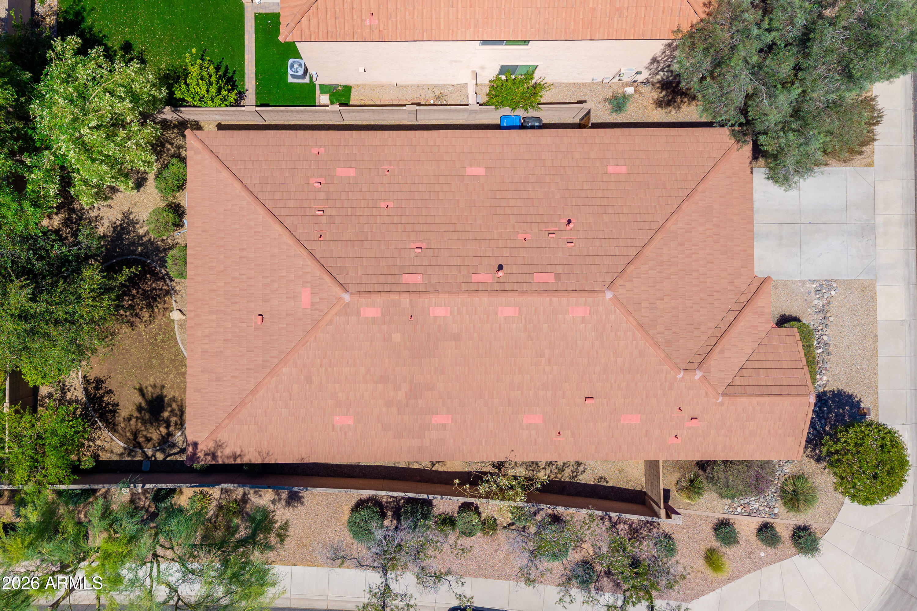 4317 East Folgers Road Phoenix, AZ 85050 - Photo 34 of 40 an aerial view of house with yard