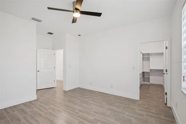 wooden floor in an empty room