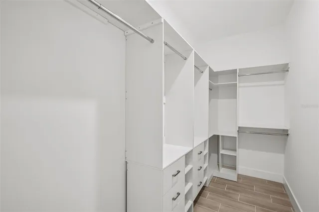 a view of walk in closet
