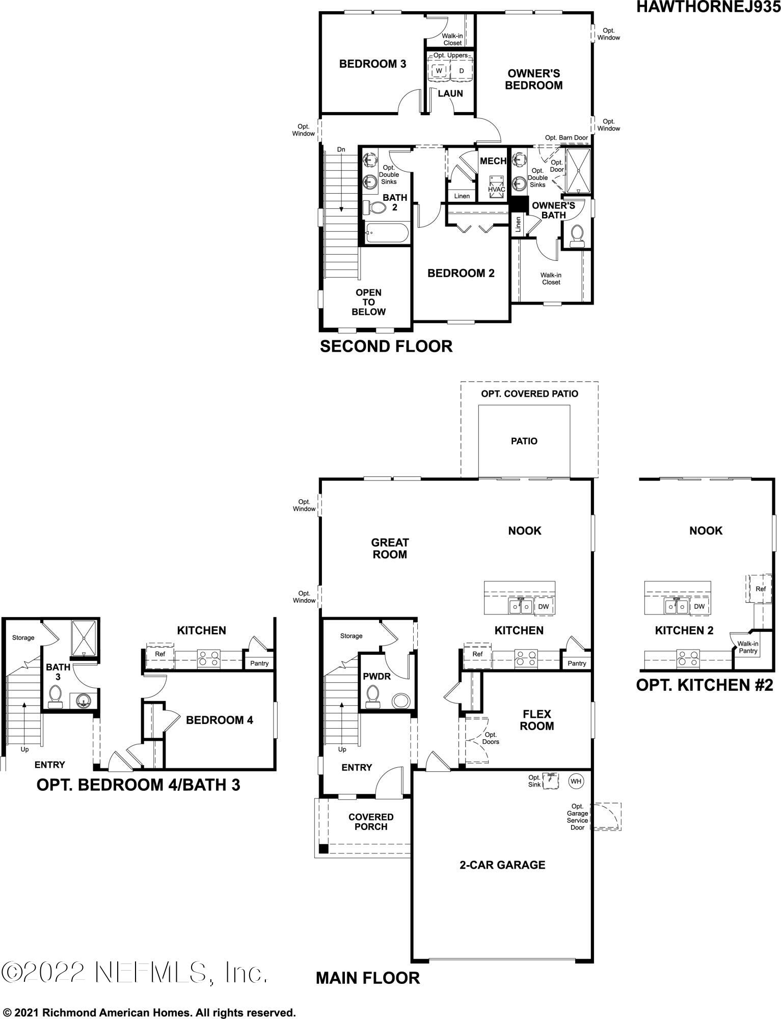 7171 Red Timber Road Jacksonville, FL 32244 - Photo 3 of 3 Hawthorne Floorplan