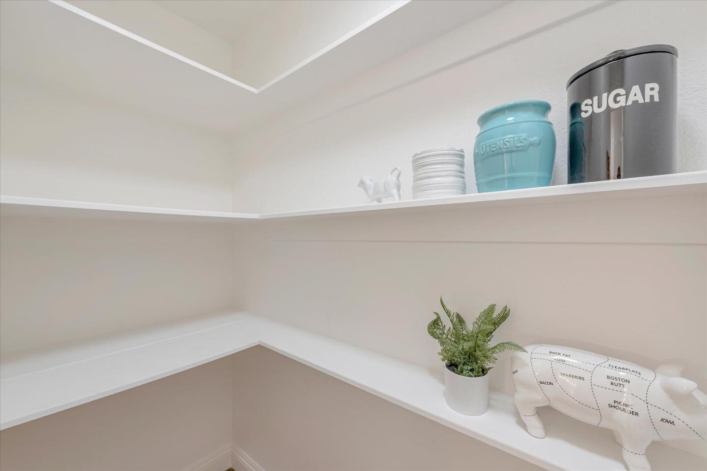 1314 Crestfield Drive San Jose, CA 95125 - Photo 17 of 43 a white painted wall with a potted plant on it