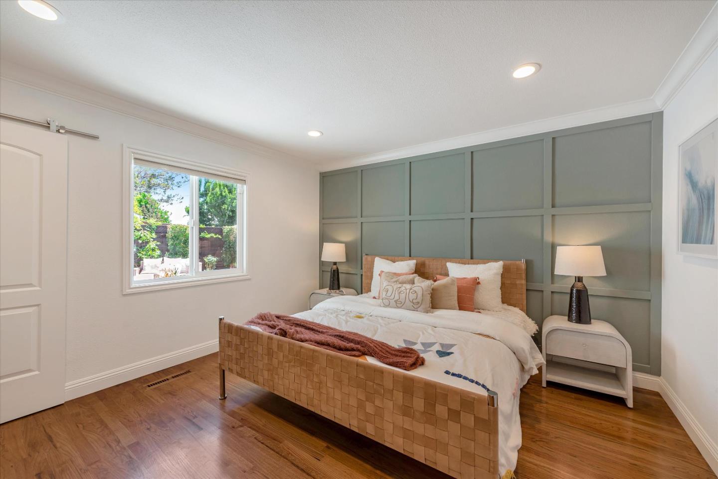 1314 Crestfield Drive San Jose, CA 95125 - Photo 22 of 43 a bedroom with a bed and a night stand