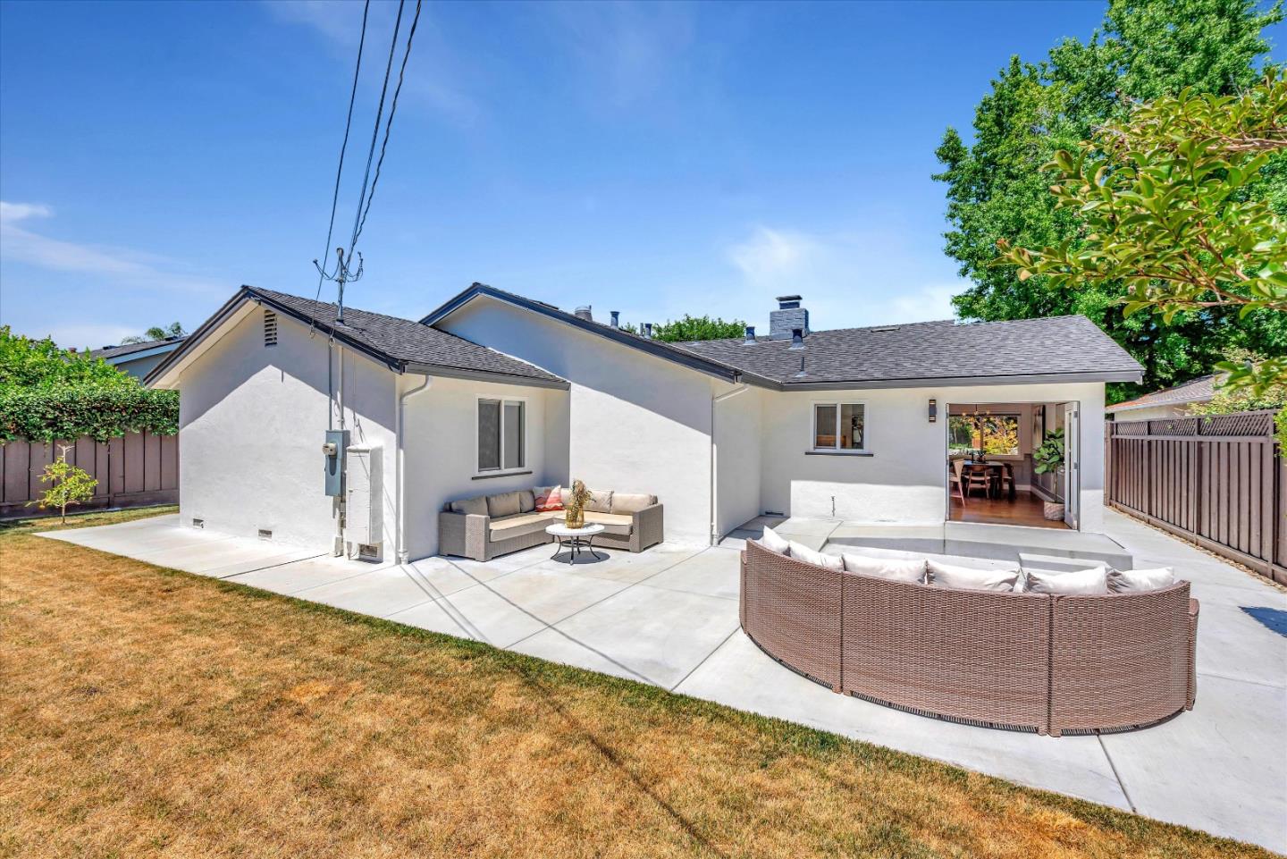 1314 Crestfield Drive San Jose, CA 95125 - Photo 36 of 43 a front view of house with yard outdoor seating and covered with trees
