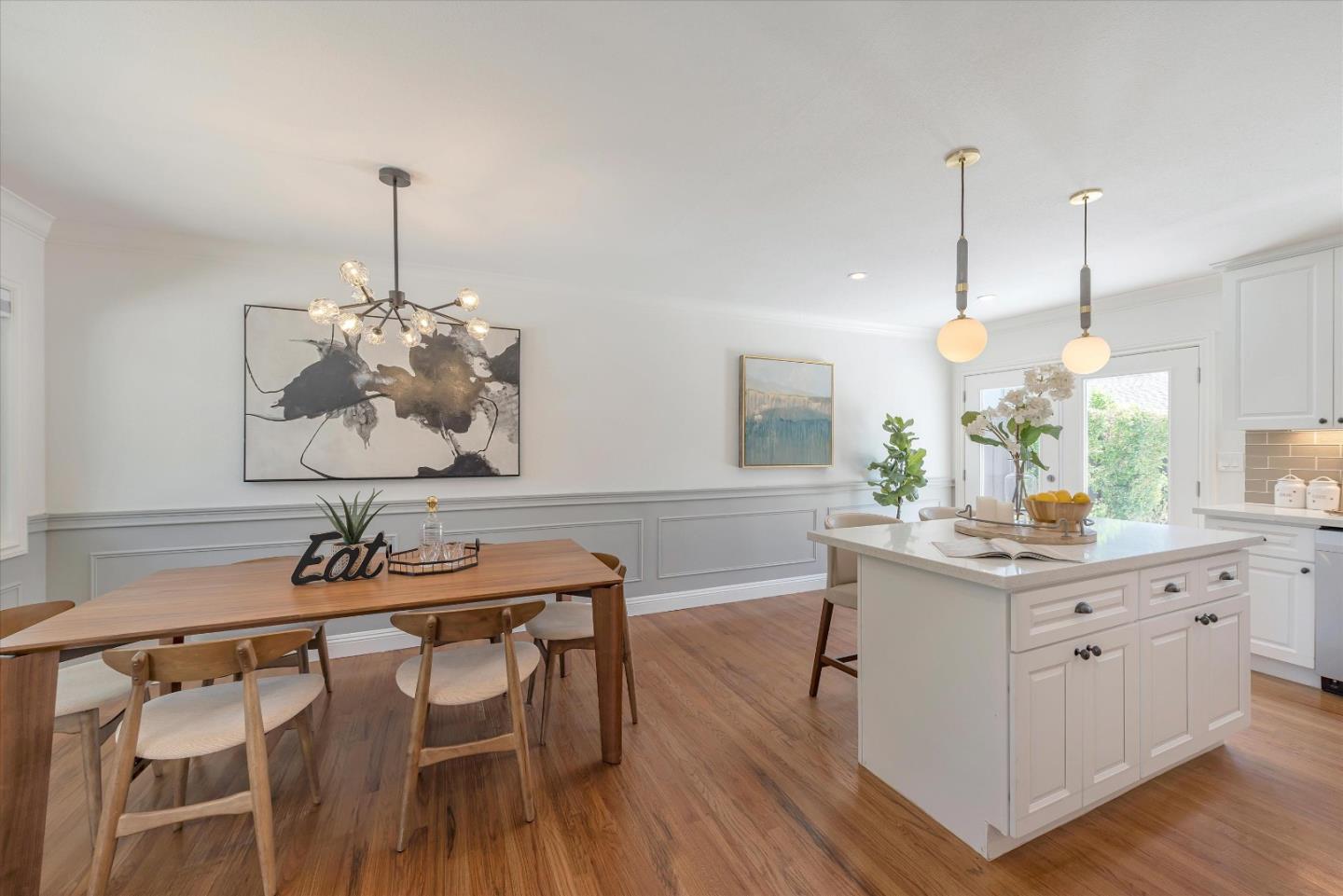 1314 Crestfield Drive San Jose, CA 95125 - Photo 6 of 43 a view of a kitchen area with furniture and wooden floor